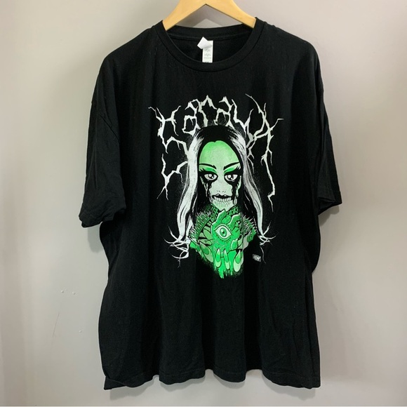 AEW All Elite Wrestling Crate 'Voodoo Heart' Saraya T-Shirt - Picture 1 of 4